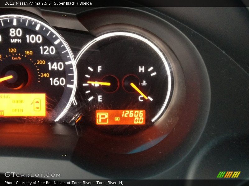 Super Black / Blonde 2012 Nissan Altima 2.5 S