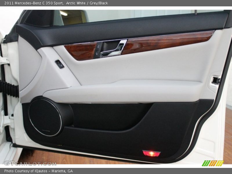 Arctic White / Grey/Black 2011 Mercedes-Benz C 350 Sport