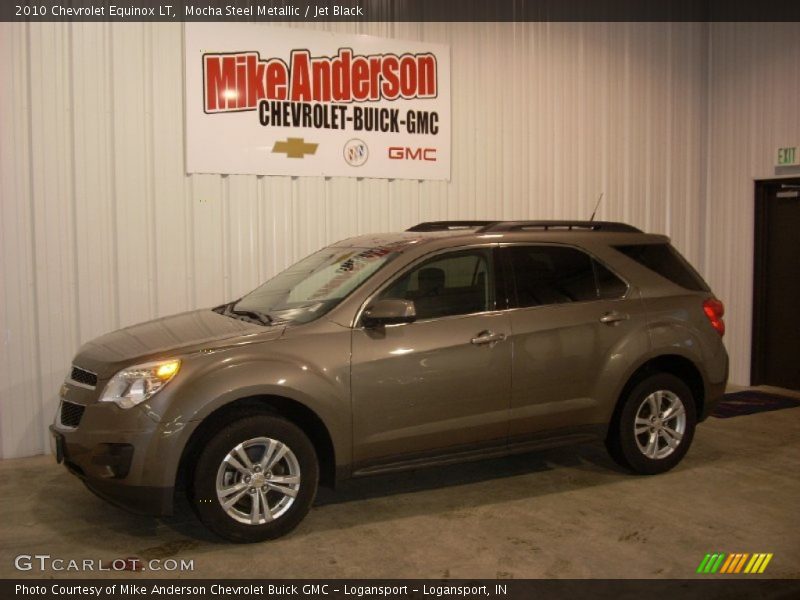 Mocha Steel Metallic / Jet Black 2010 Chevrolet Equinox LT