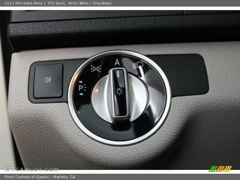 Arctic White / Grey/Black 2011 Mercedes-Benz C 350 Sport