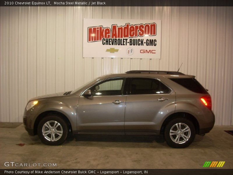 Mocha Steel Metallic / Jet Black 2010 Chevrolet Equinox LT