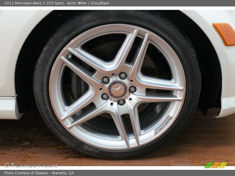 Arctic White / Grey/Black 2011 Mercedes-Benz C 350 Sport