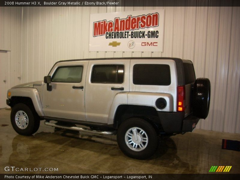 Boulder Gray Metallic / Ebony Black/Pewter 2008 Hummer H3 X