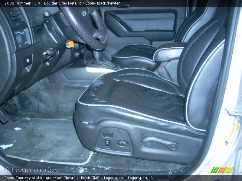 Boulder Gray Metallic / Ebony Black/Pewter 2008 Hummer H3 X