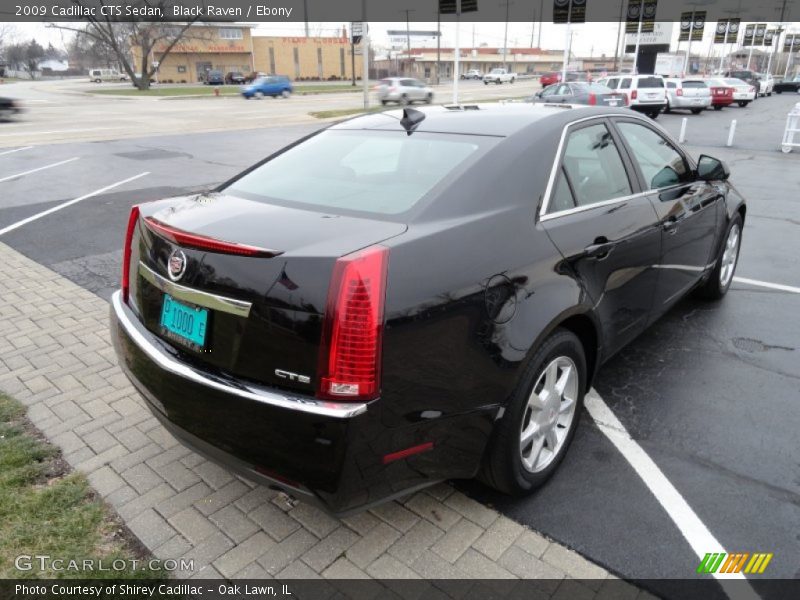 Black Raven / Ebony 2009 Cadillac CTS Sedan