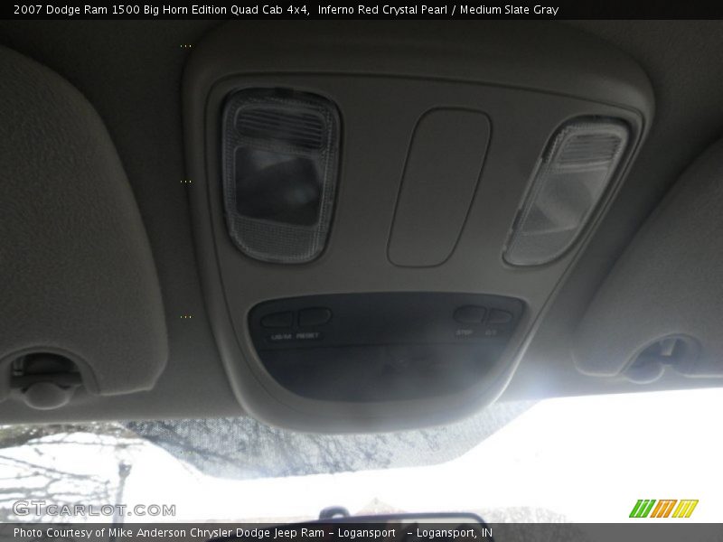 Inferno Red Crystal Pearl / Medium Slate Gray 2007 Dodge Ram 1500 Big Horn Edition Quad Cab 4x4