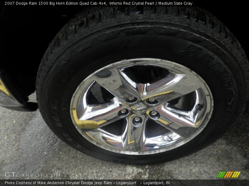 Inferno Red Crystal Pearl / Medium Slate Gray 2007 Dodge Ram 1500 Big Horn Edition Quad Cab 4x4
