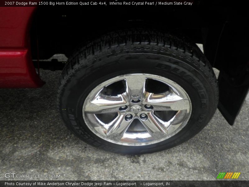 Inferno Red Crystal Pearl / Medium Slate Gray 2007 Dodge Ram 1500 Big Horn Edition Quad Cab 4x4