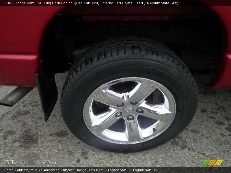 Inferno Red Crystal Pearl / Medium Slate Gray 2007 Dodge Ram 1500 Big Horn Edition Quad Cab 4x4