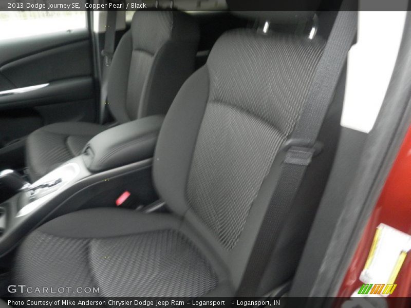 Copper Pearl / Black 2013 Dodge Journey SE