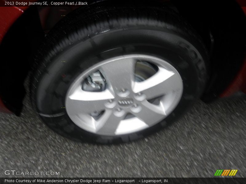 Copper Pearl / Black 2013 Dodge Journey SE