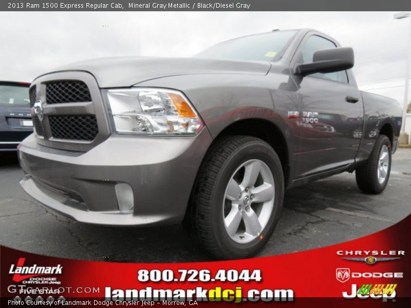 Mineral Gray Metallic / Black/Diesel Gray 2013 Ram 1500 Express Regular Cab