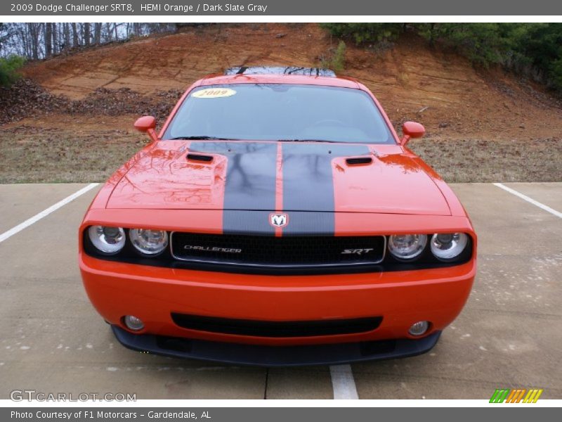 HEMI Orange / Dark Slate Gray 2009 Dodge Challenger SRT8