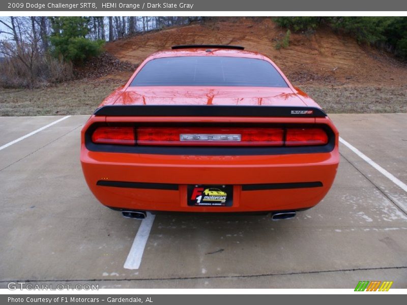 HEMI Orange / Dark Slate Gray 2009 Dodge Challenger SRT8