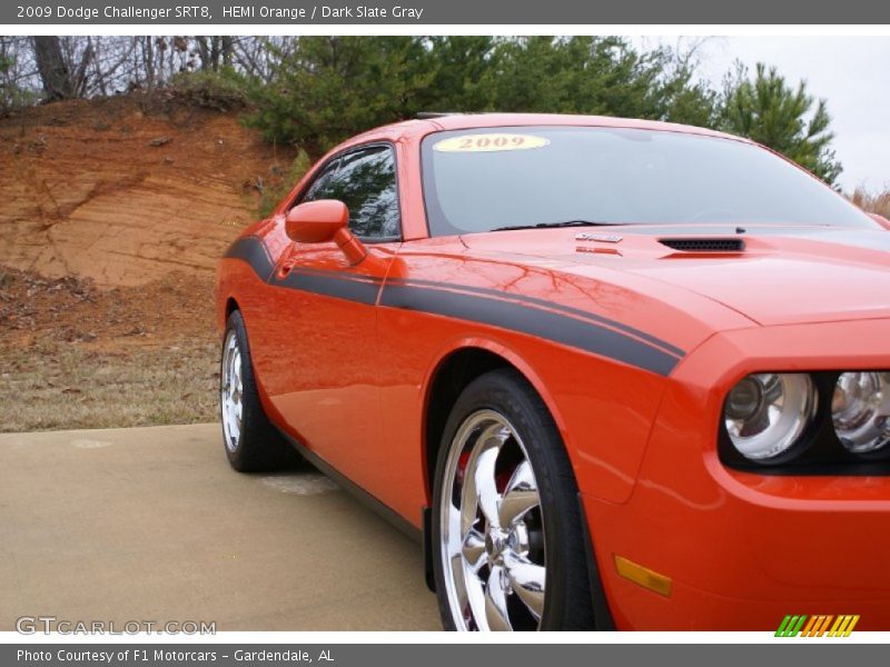 HEMI Orange / Dark Slate Gray 2009 Dodge Challenger SRT8