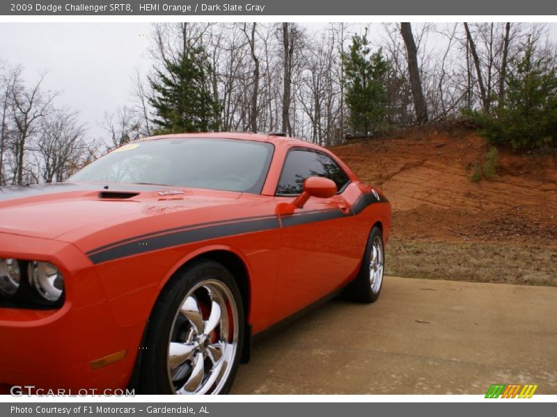 HEMI Orange / Dark Slate Gray 2009 Dodge Challenger SRT8