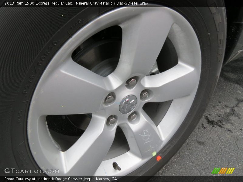 Mineral Gray Metallic / Black/Diesel Gray 2013 Ram 1500 Express Regular Cab