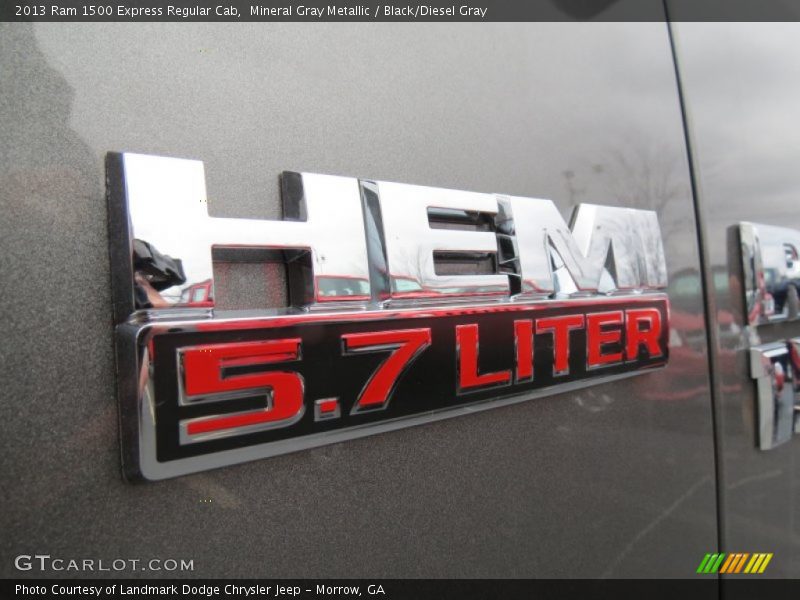 Mineral Gray Metallic / Black/Diesel Gray 2013 Ram 1500 Express Regular Cab