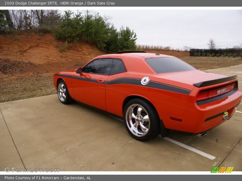 HEMI Orange / Dark Slate Gray 2009 Dodge Challenger SRT8