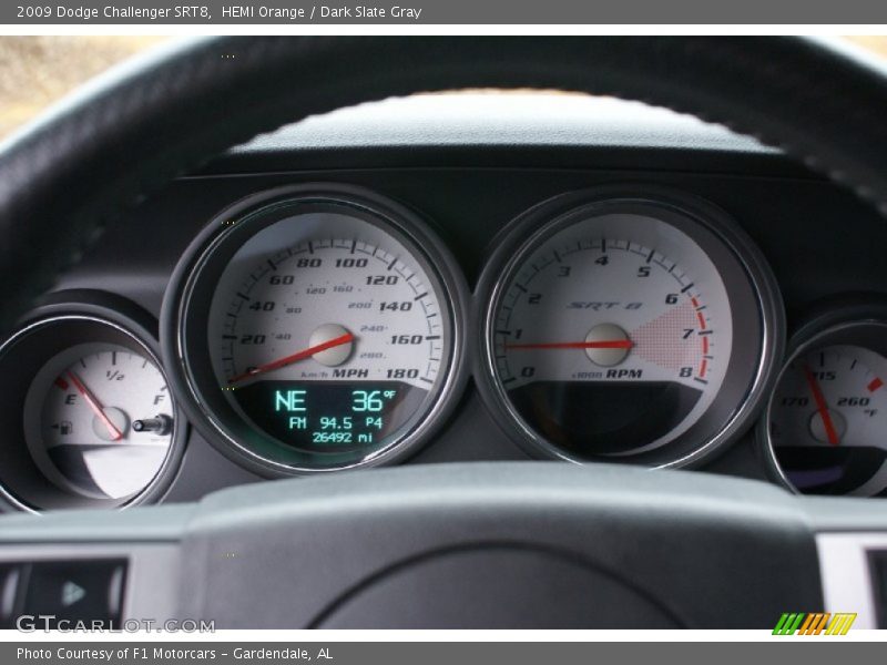 HEMI Orange / Dark Slate Gray 2009 Dodge Challenger SRT8