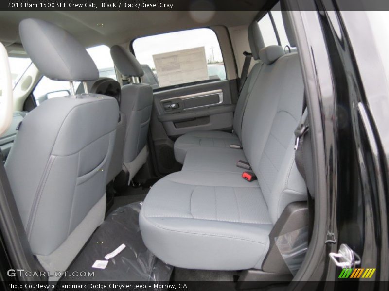 Rear Seat of 2013 1500 SLT Crew Cab