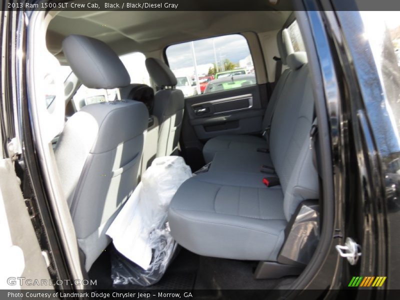 Rear Seat of 2013 1500 SLT Crew Cab