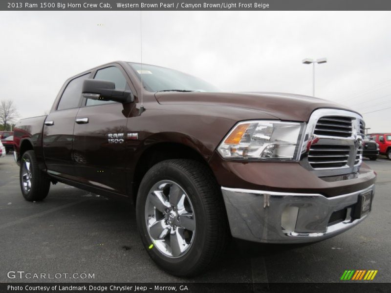 Front 3/4 View of 2013 1500 Big Horn Crew Cab