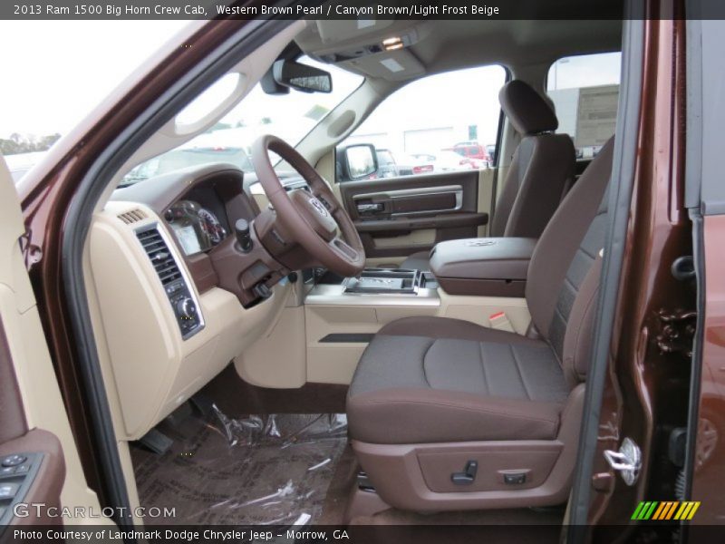  2013 1500 Big Horn Crew Cab Canyon Brown/Light Frost Beige Interior