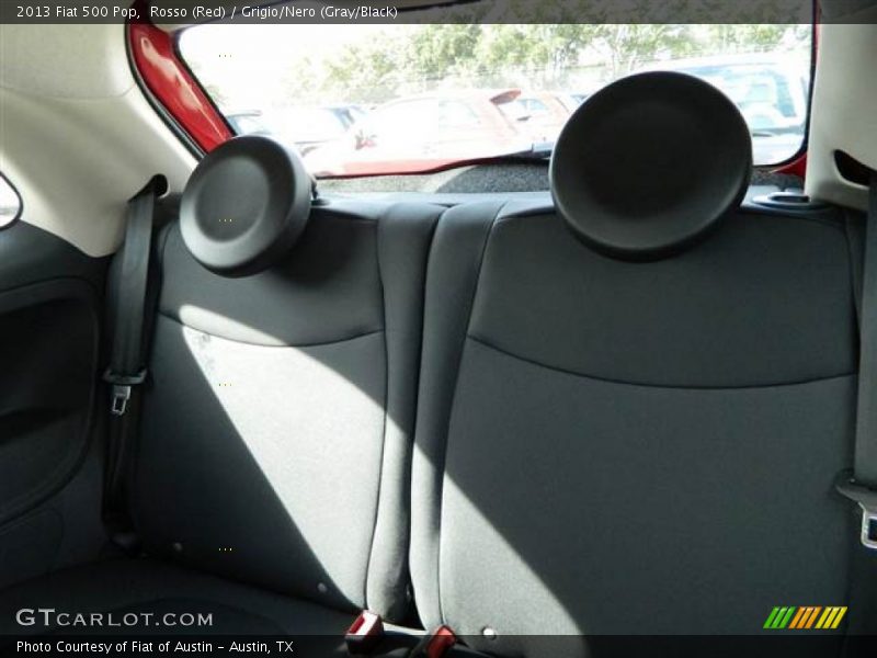 Rosso (Red) / Grigio/Nero (Gray/Black) 2013 Fiat 500 Pop