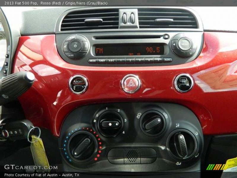 Rosso (Red) / Grigio/Nero (Gray/Black) 2013 Fiat 500 Pop