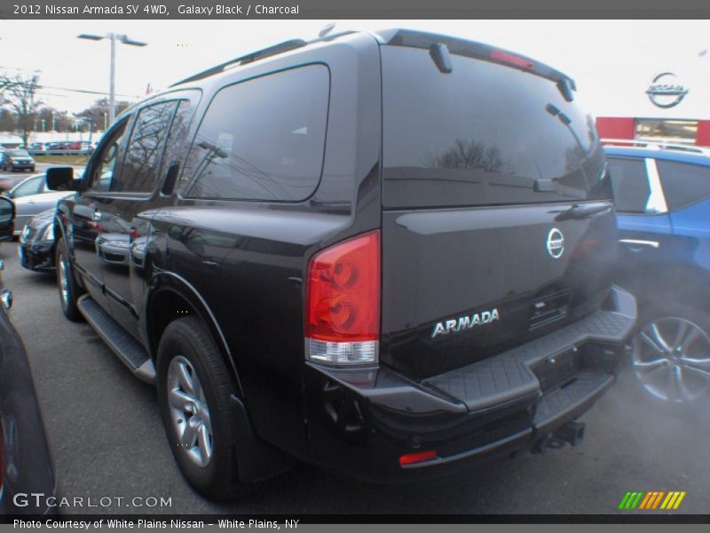 Galaxy Black / Charcoal 2012 Nissan Armada SV 4WD