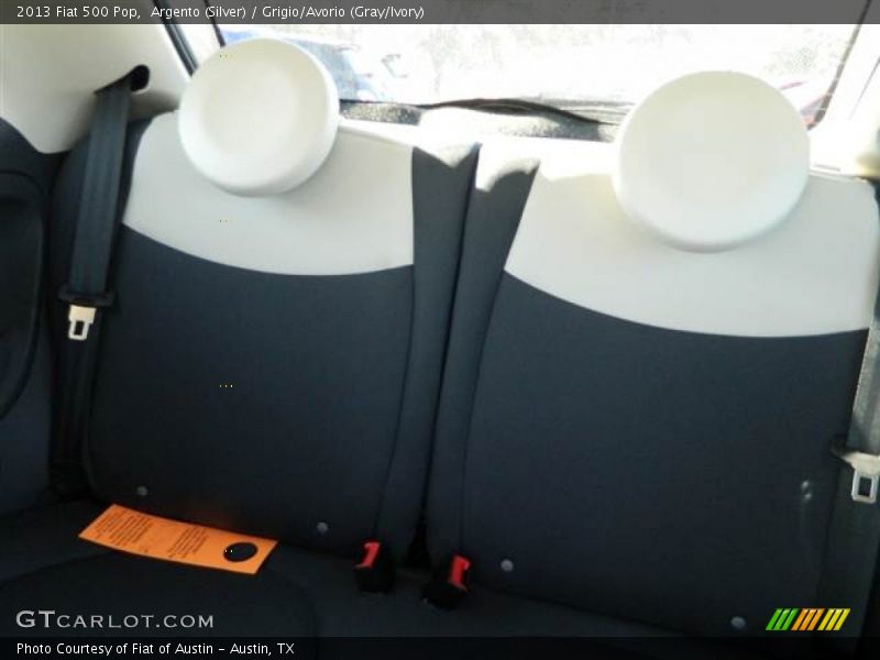 Argento (Silver) / Grigio/Avorio (Gray/Ivory) 2013 Fiat 500 Pop