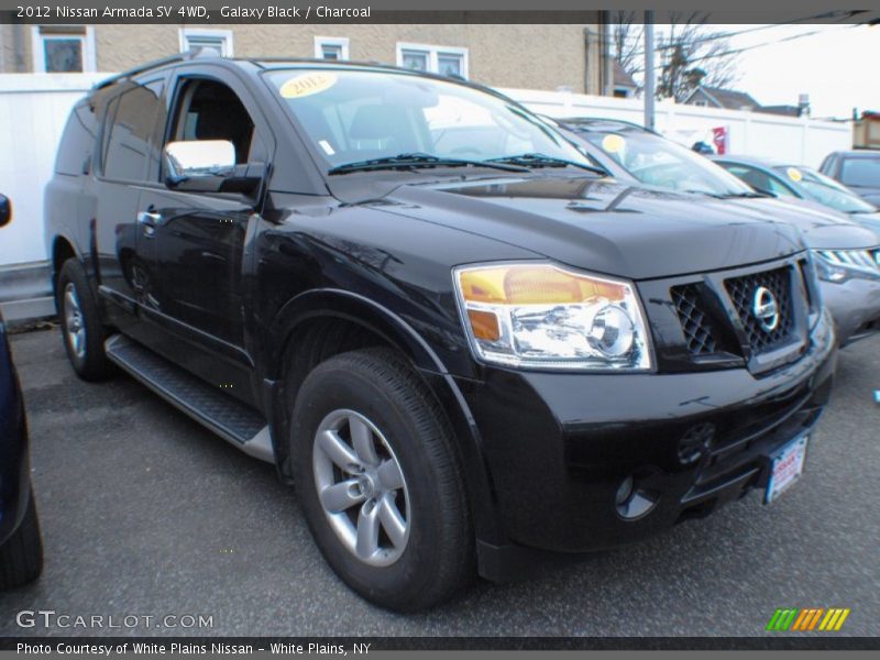 Galaxy Black / Charcoal 2012 Nissan Armada SV 4WD