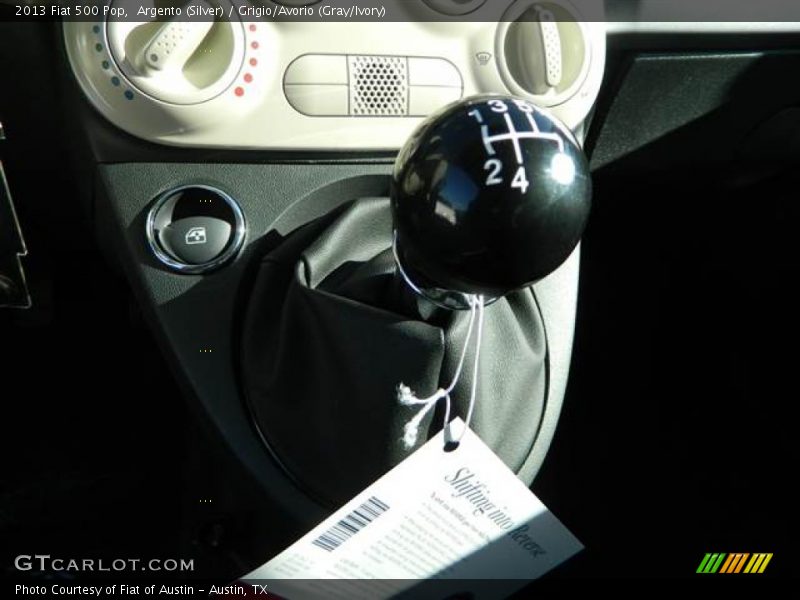 Argento (Silver) / Grigio/Avorio (Gray/Ivory) 2013 Fiat 500 Pop
