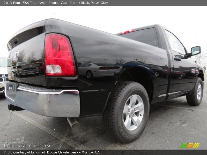 Black / Black/Diesel Gray 2013 Ram 1500 Tradesman Regular Cab