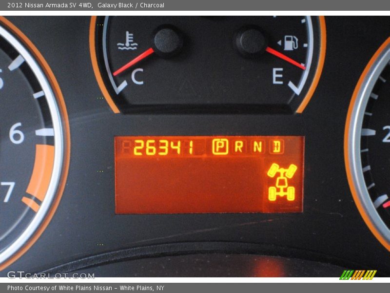 Galaxy Black / Charcoal 2012 Nissan Armada SV 4WD