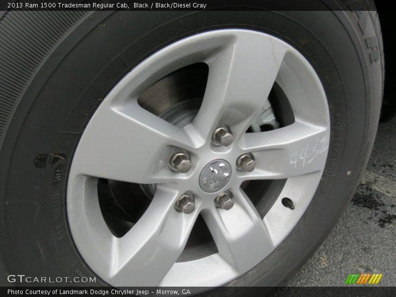 Black / Black/Diesel Gray 2013 Ram 1500 Tradesman Regular Cab