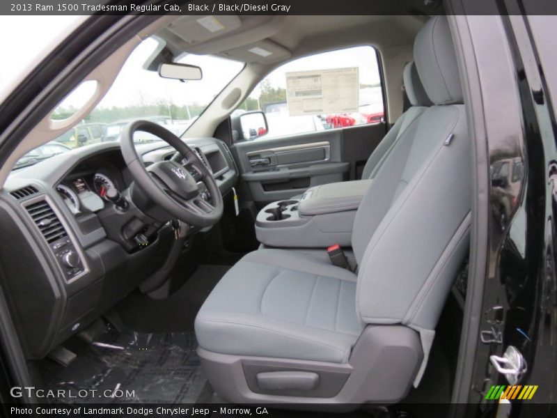 Black / Black/Diesel Gray 2013 Ram 1500 Tradesman Regular Cab