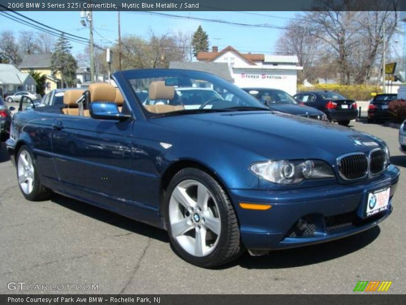 Mystic Blue Metallic / Sand 2006 BMW 3 Series 325i Convertible