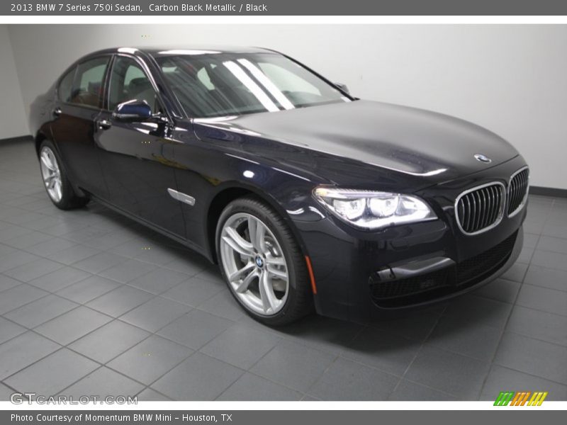 Carbon Black Metallic / Black 2013 BMW 7 Series 750i Sedan