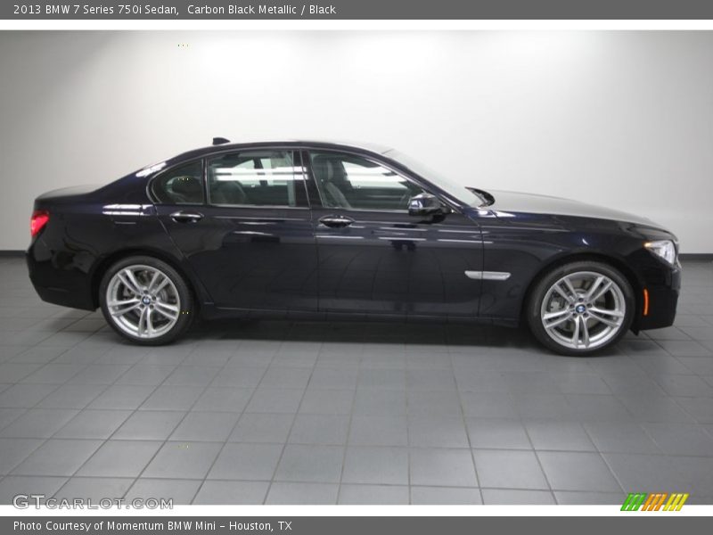 Carbon Black Metallic / Black 2013 BMW 7 Series 750i Sedan