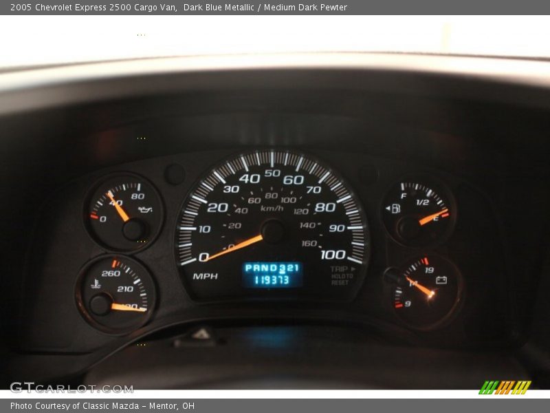  2005 Express 2500 Cargo Van 2500 Cargo Van Gauges