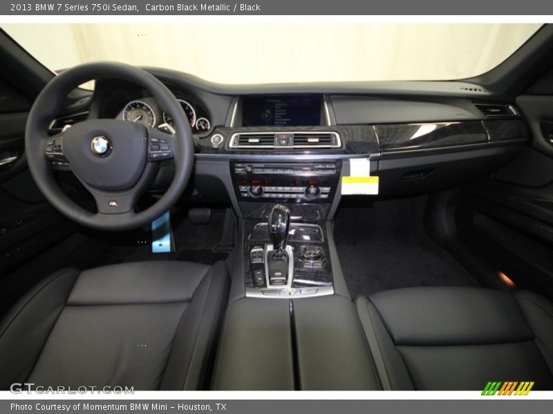 Carbon Black Metallic / Black 2013 BMW 7 Series 750i Sedan