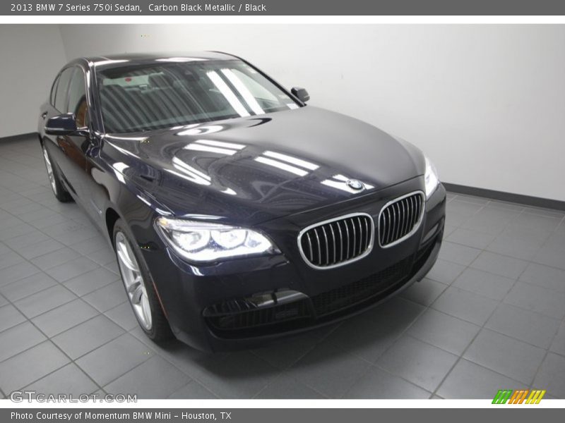 Carbon Black Metallic / Black 2013 BMW 7 Series 750i Sedan
