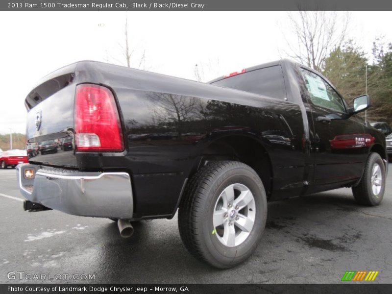 Black / Black/Diesel Gray 2013 Ram 1500 Tradesman Regular Cab