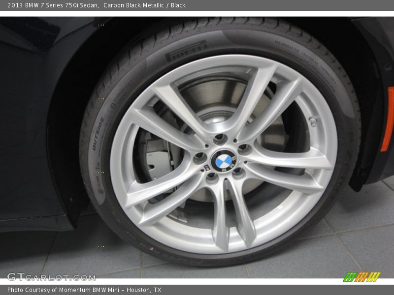 Carbon Black Metallic / Black 2013 BMW 7 Series 750i Sedan