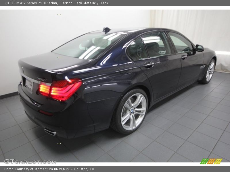 Carbon Black Metallic / Black 2013 BMW 7 Series 750i Sedan