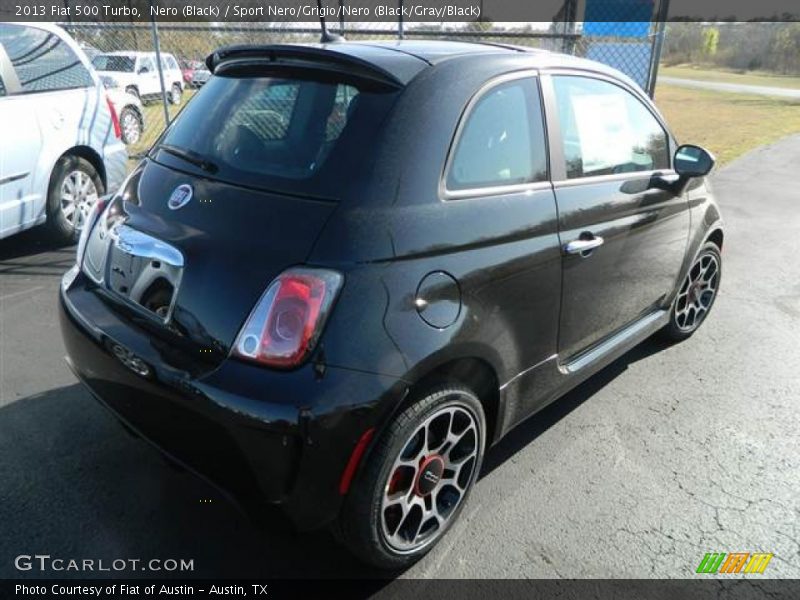 Nero (Black) / Sport Nero/Grigio/Nero (Black/Gray/Black) 2013 Fiat 500 Turbo