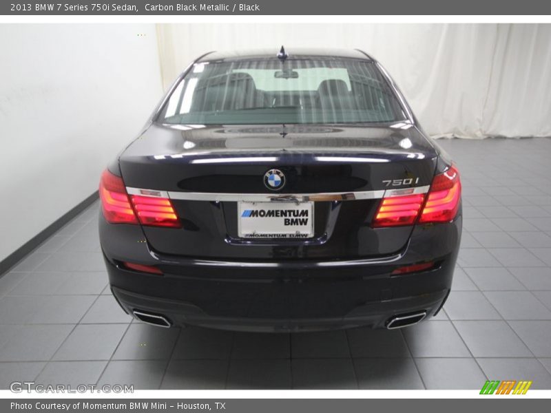 Carbon Black Metallic / Black 2013 BMW 7 Series 750i Sedan