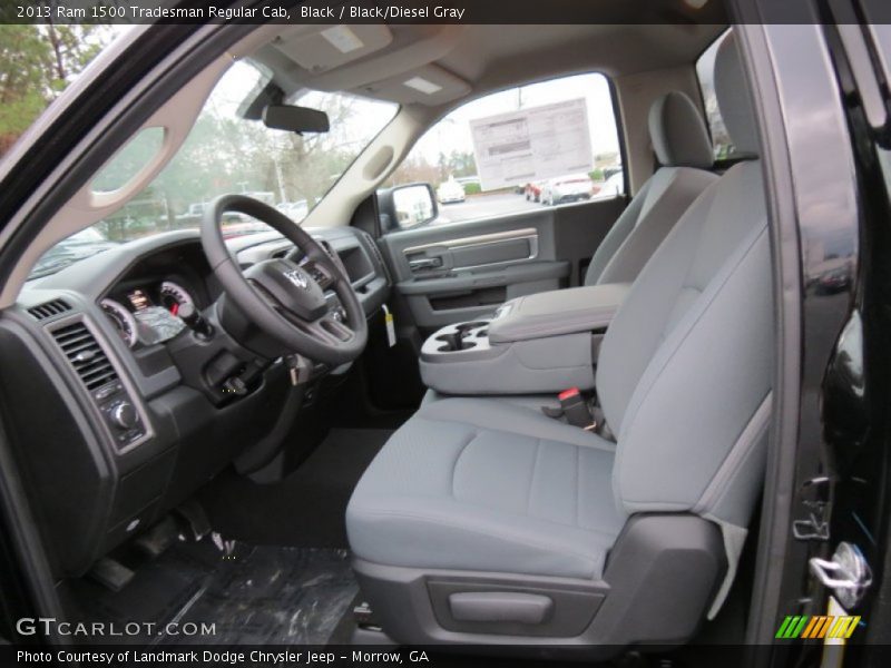 Black / Black/Diesel Gray 2013 Ram 1500 Tradesman Regular Cab